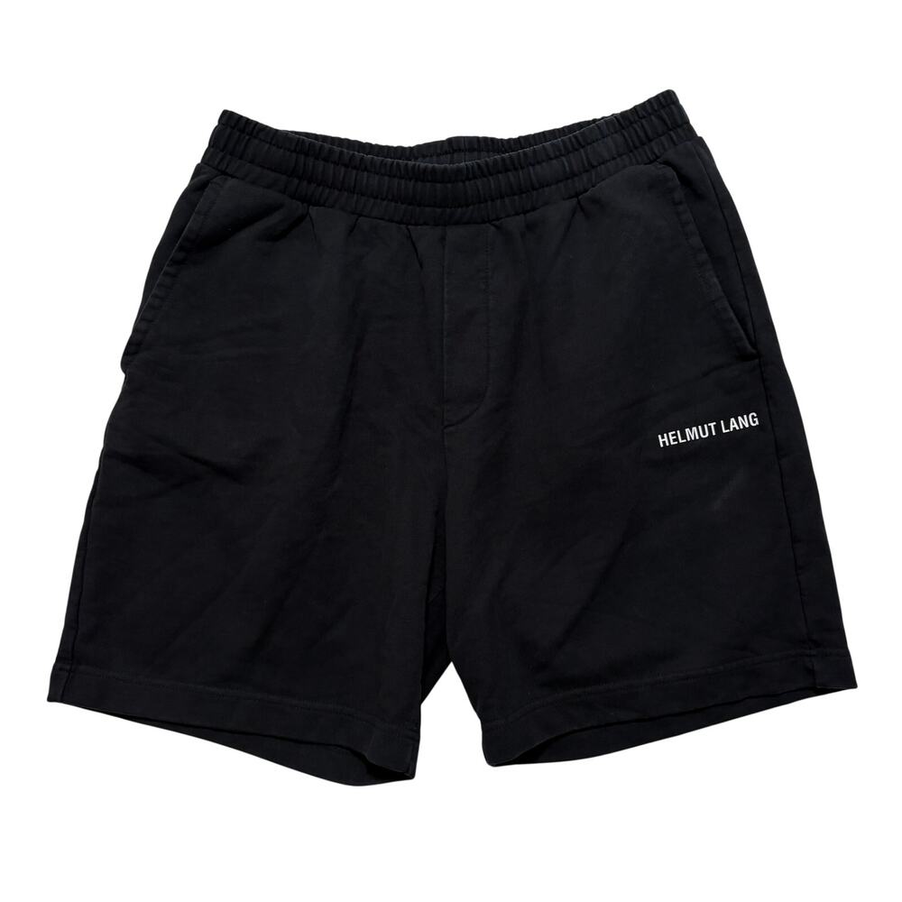 Helmut Lang Core Logo Sweat Short Black L
